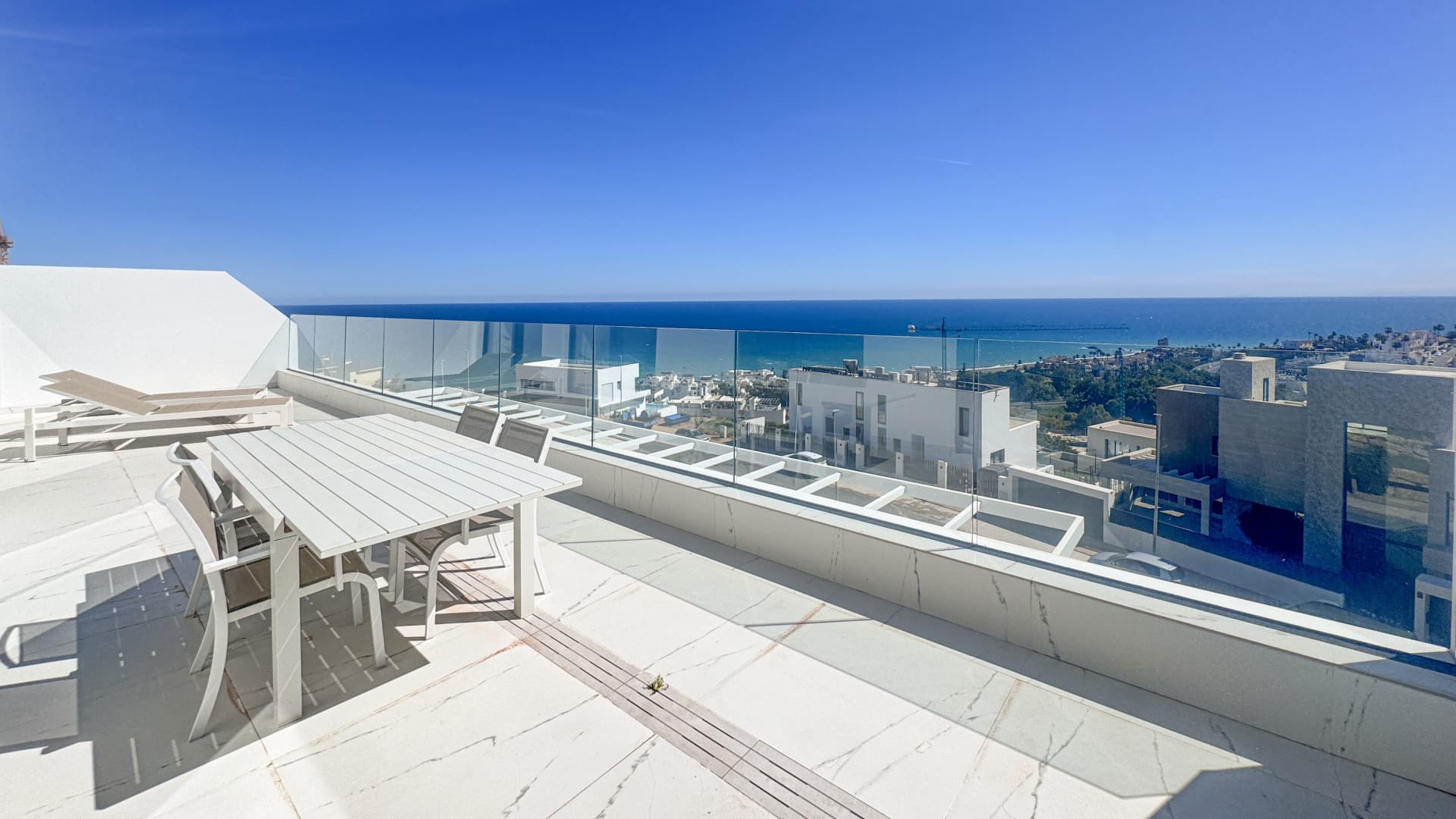Move-in ready penthouse with panoramic sea views This modern penthouse is move-in ready and is delivered fully furnished