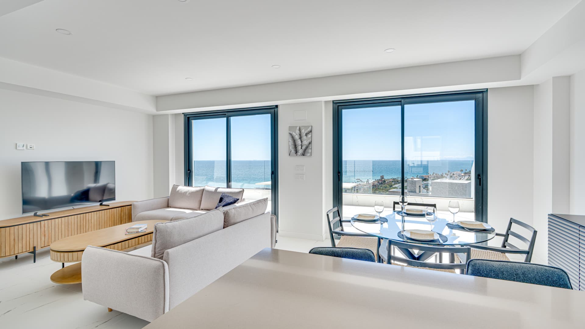 Move-in ready penthouse with panoramic sea views This modern penthouse is move-in ready and is delivered fully furnished