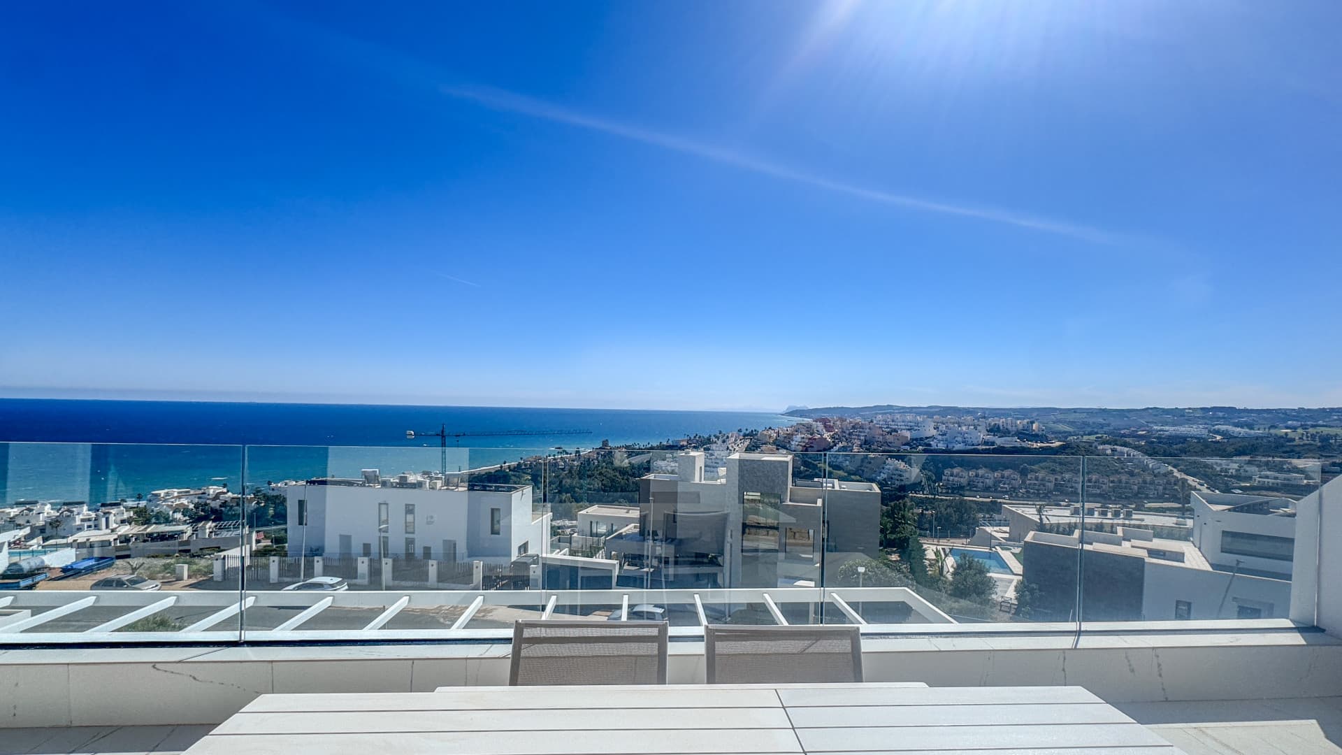 Move-in ready penthouse with panoramic sea views This modern penthouse is move-in ready and is delivered fully furnished