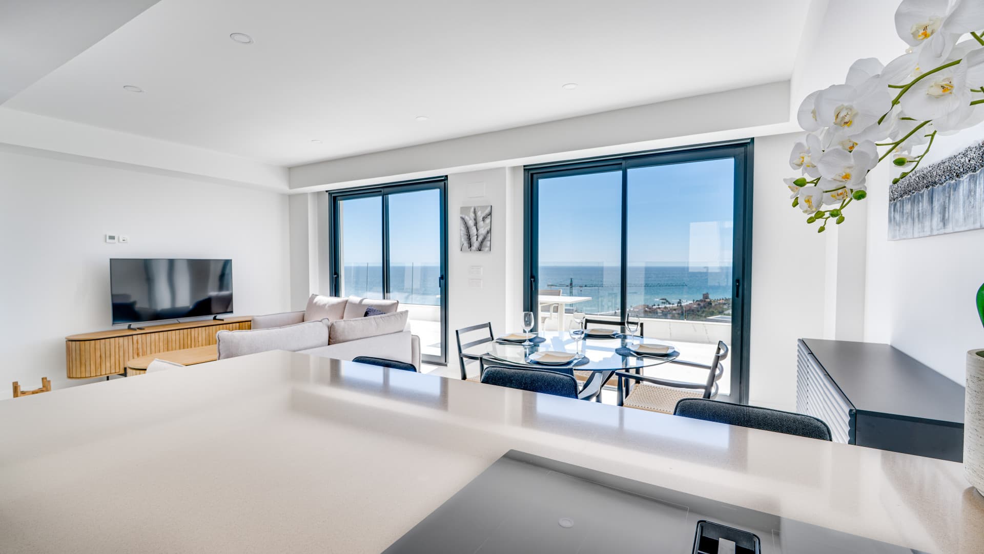 Move-in ready penthouse with panoramic sea views This modern penthouse is move-in ready and is delivered fully furnished