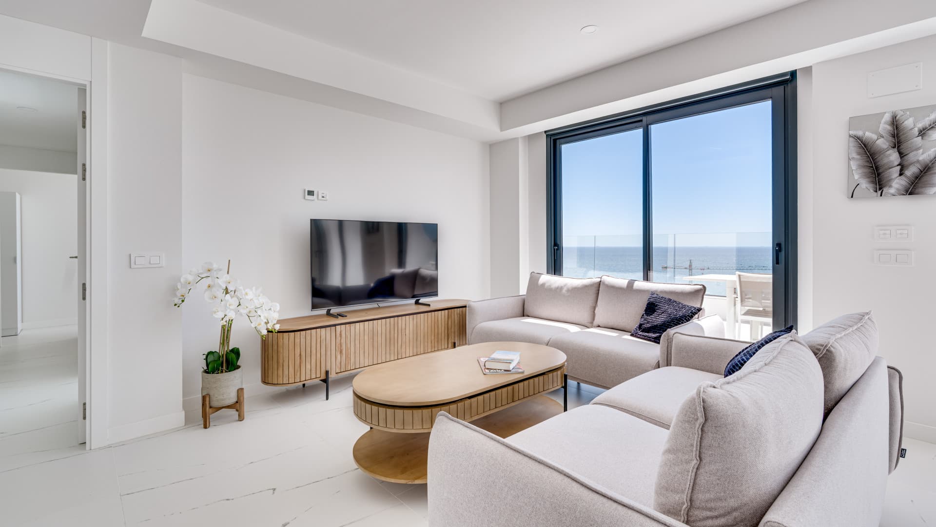 Move-in ready penthouse with panoramic sea views This modern penthouse is move-in ready and is delivered fully furnished