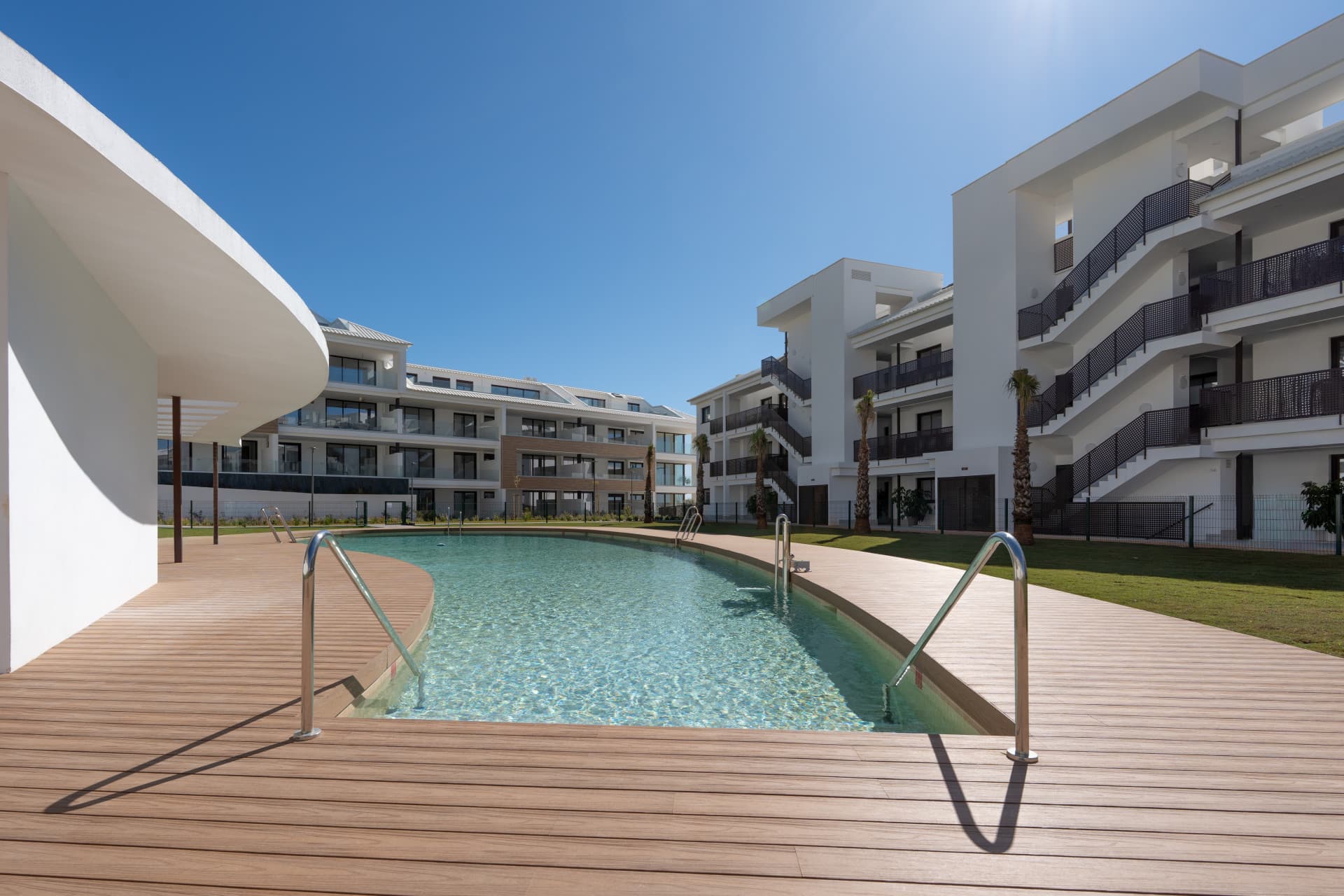 Brand New 2-Bedroom Apartment with Pool & Coastline Views