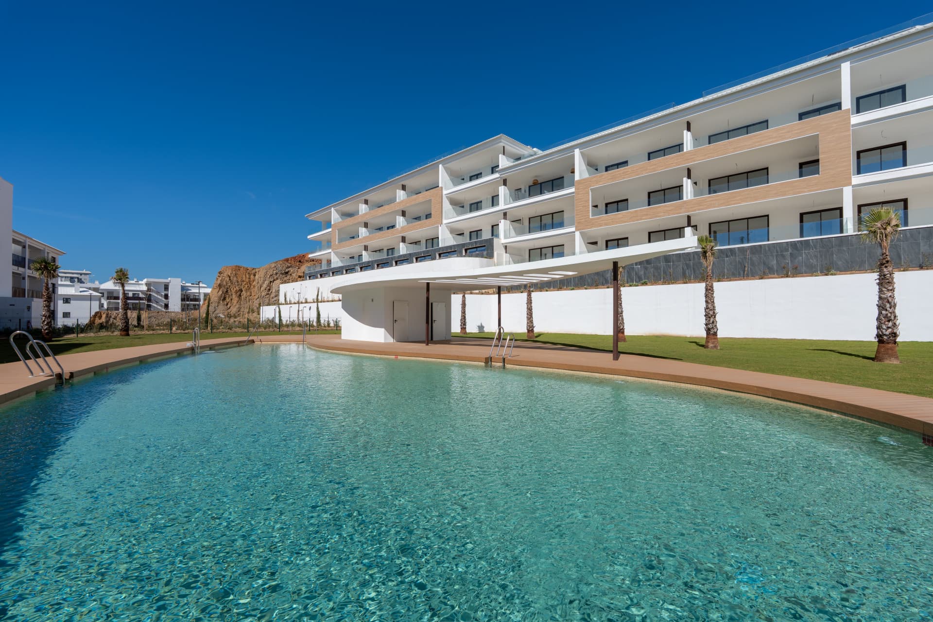 Brand New 2-Bedroom Apartment with Pool & Coastline Views