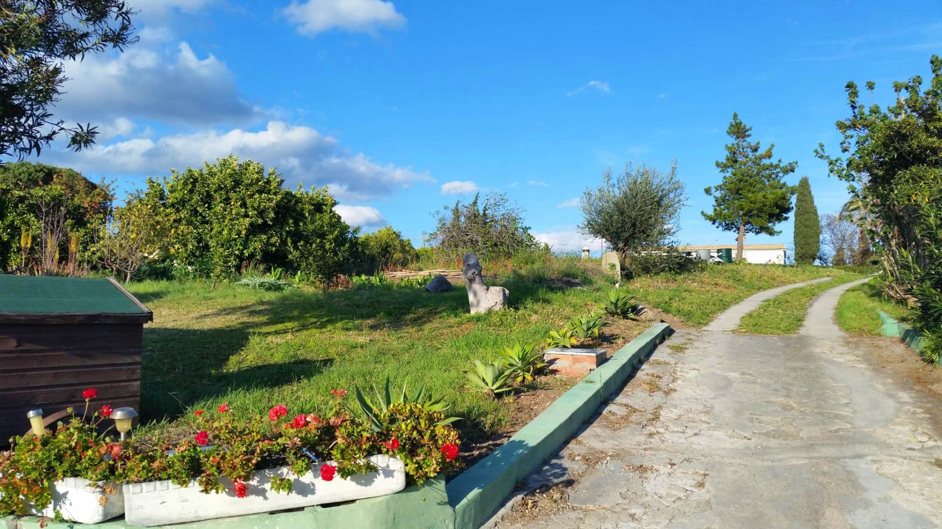 Good value rustic house with a big plot