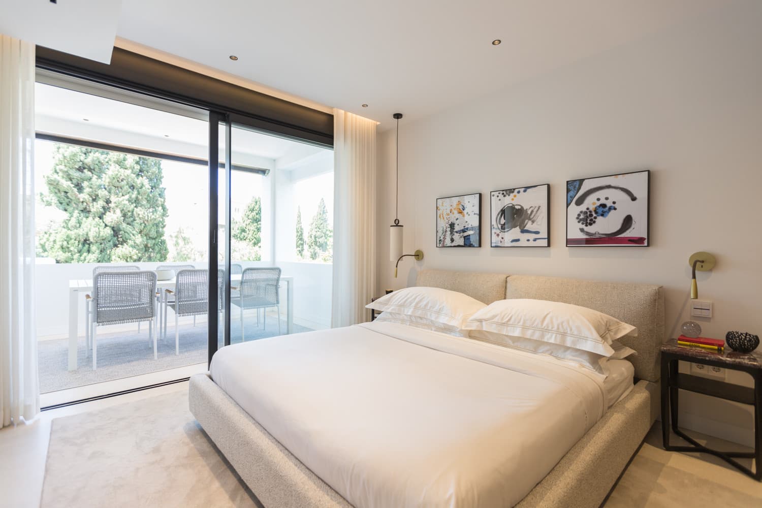 Duplex fully renovated on second line beach in Puerto Banus