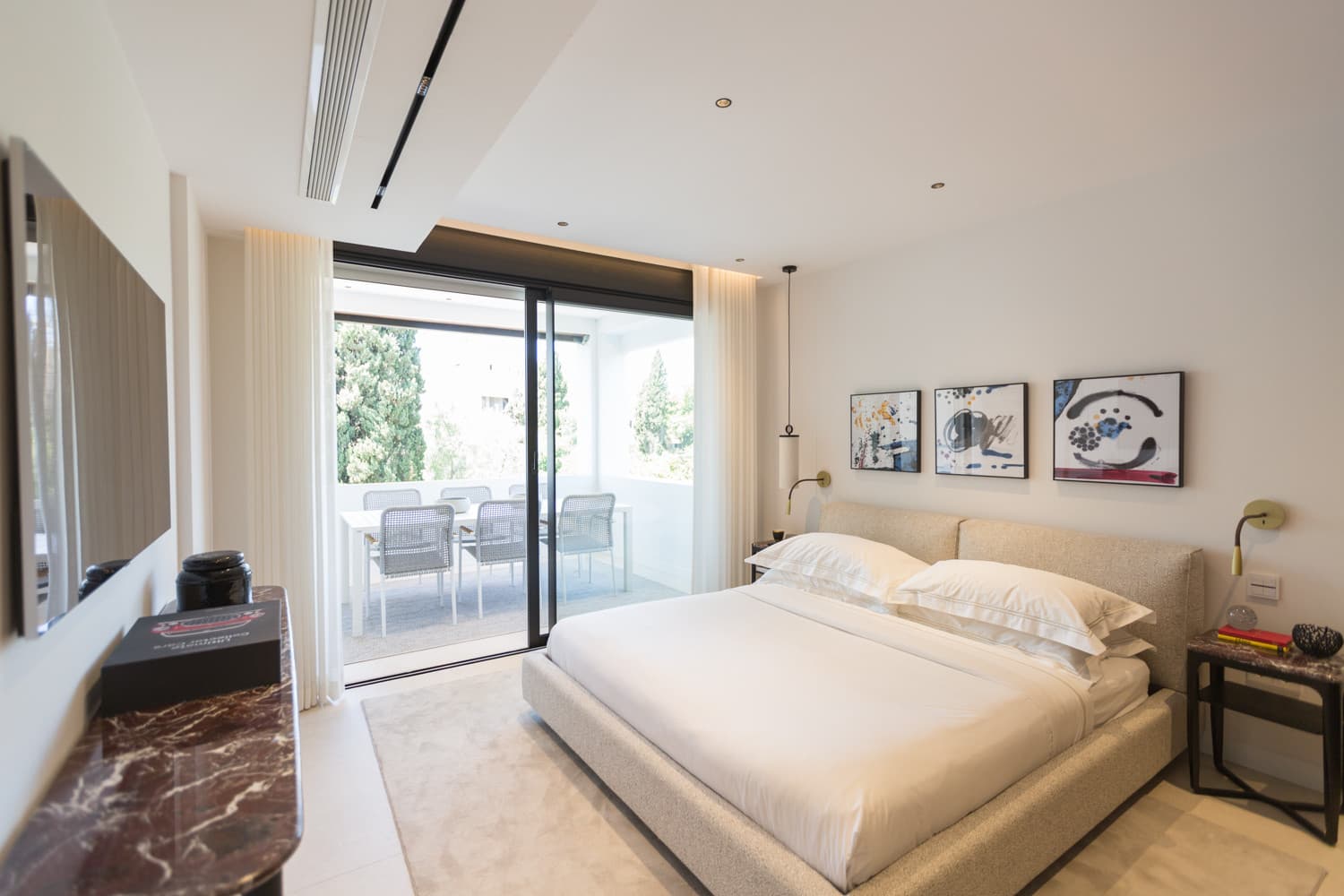 Duplex fully renovated on second line beach in Puerto Banus