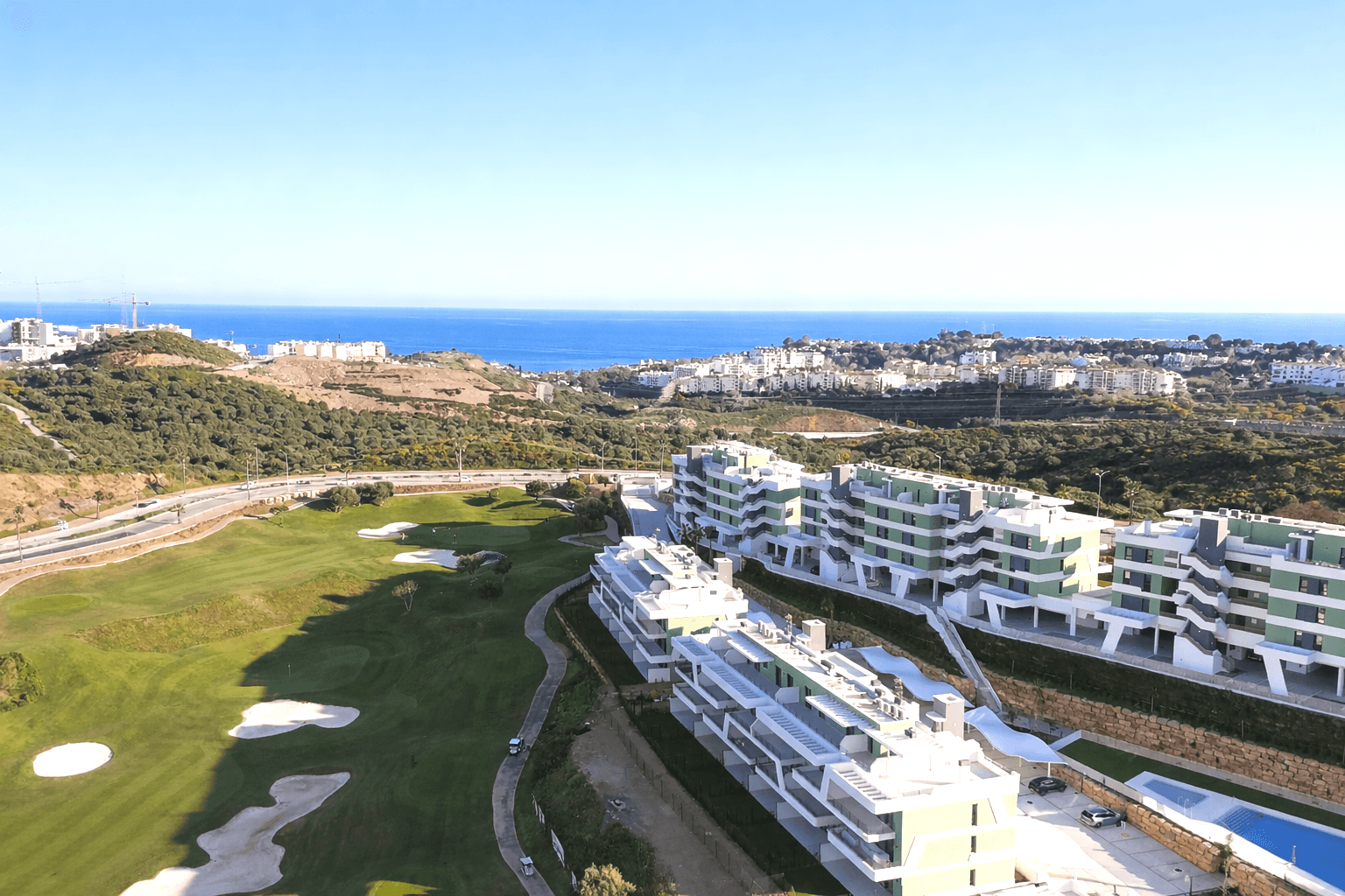3-bedroom apartment with open golf views for €510,000 in La Cala de Mijas
