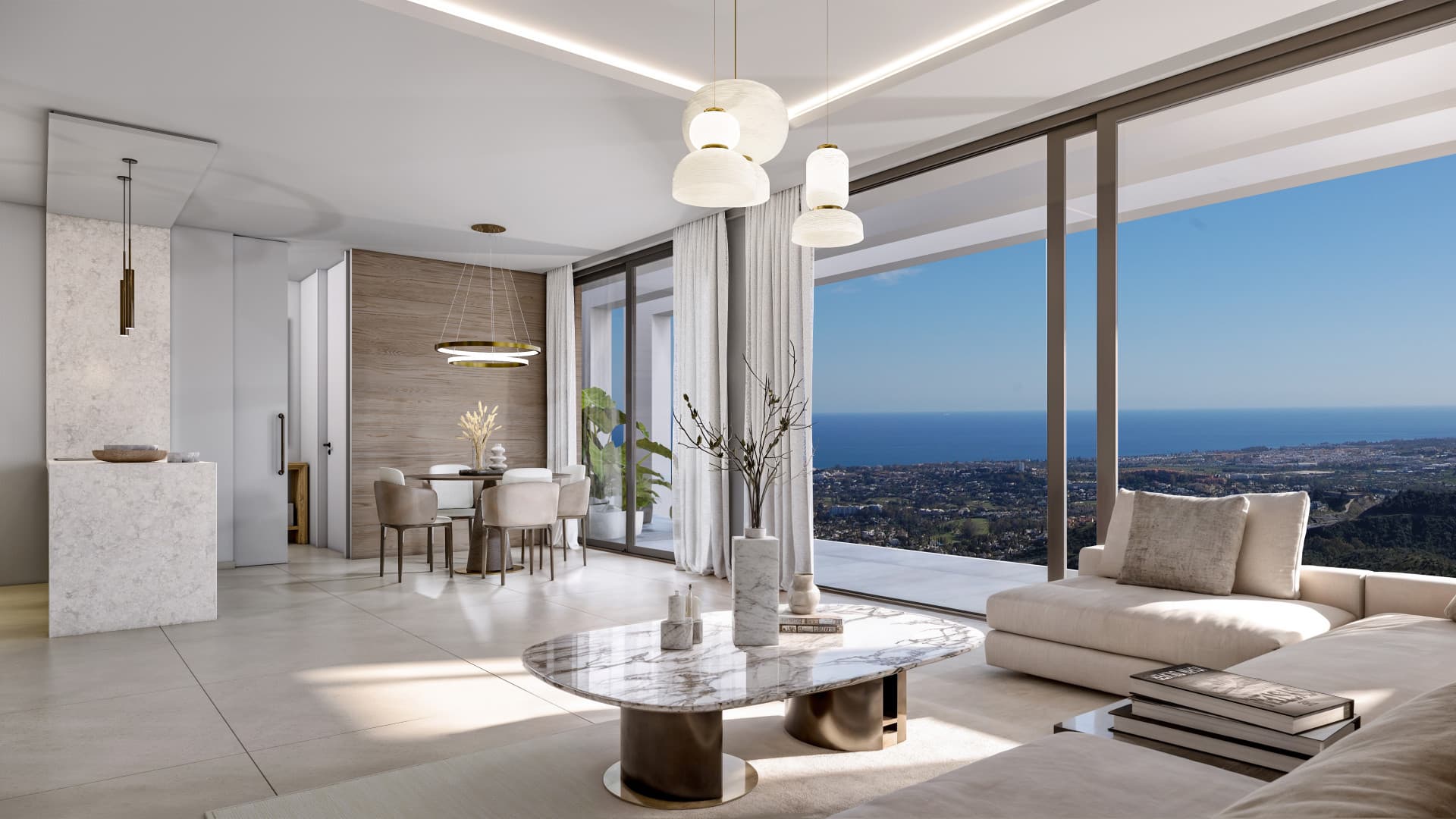 Exclusive Villa in El Real de la Quinta with lake and sea views