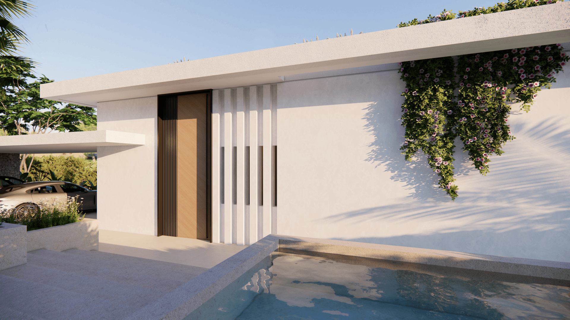 Modern villa with panoramic sea and mountain views in Las Lomas de La Quinta