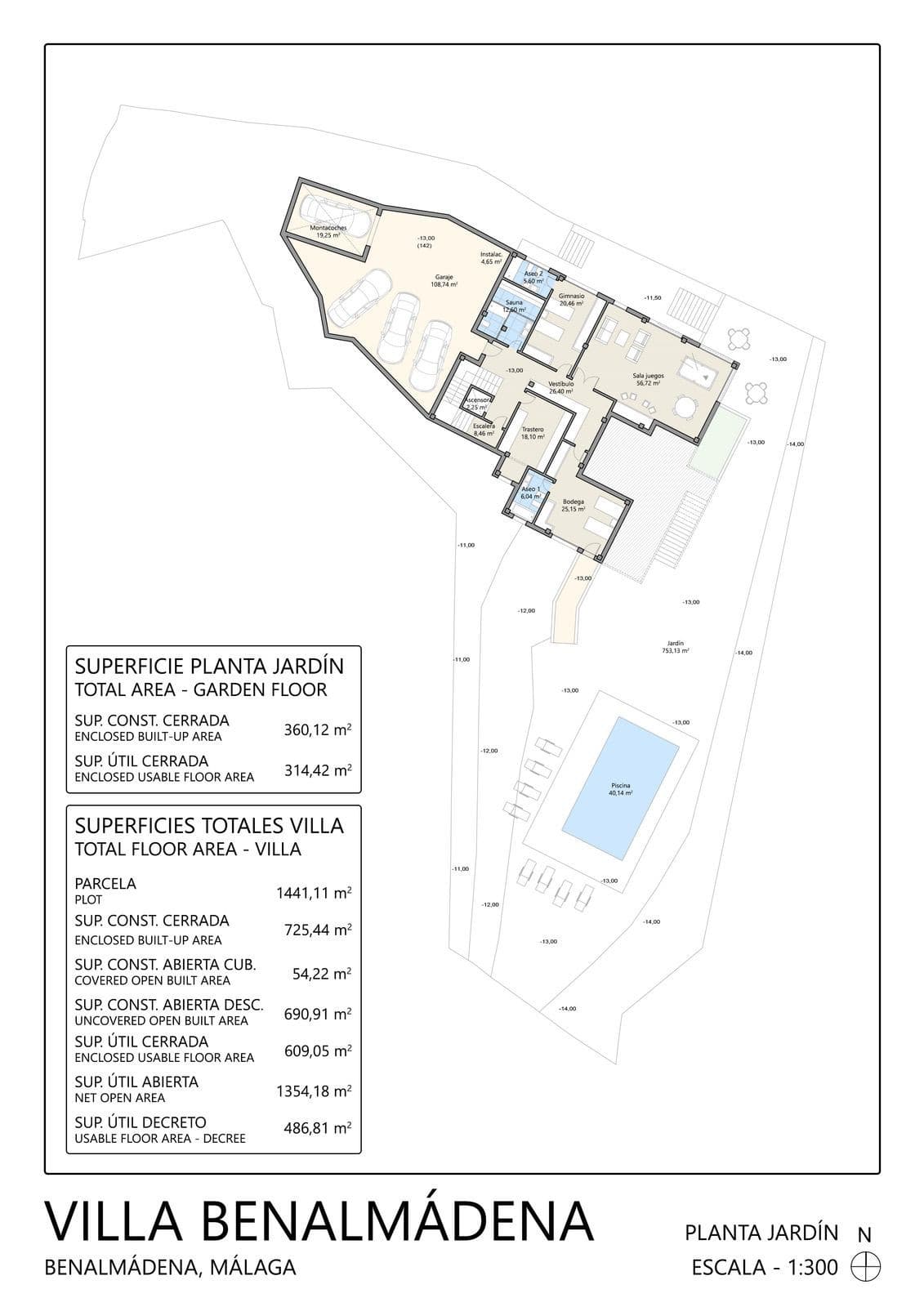 Exclusive Plot with Project and License in Benalmádena – 1,441 m² for the Villa of Your Dreams Price: €700,000 (Plot + P