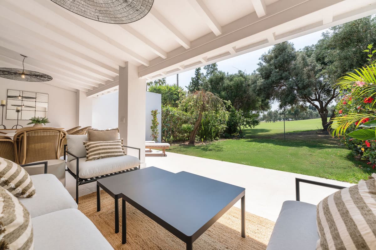 This exceptional four-bedroom house is situated in the sought-after area of Aloha, Nueva Andalucia, Marbella, Malaga, of