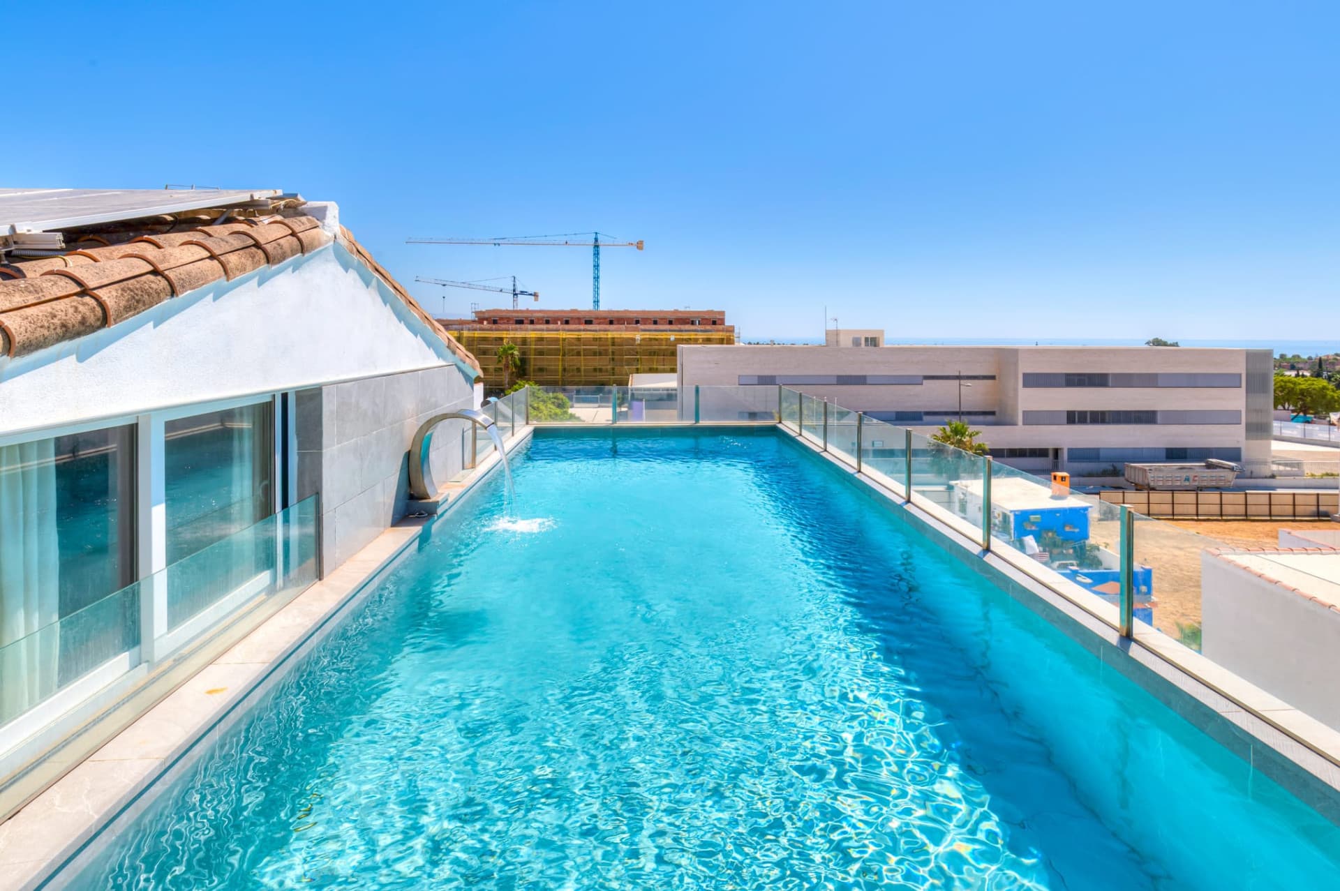 Exceptional Duplex Sky Villa with Private Elevator, Rooftop Pool & Sea and Mountain Views This outstanding duplex sky vi