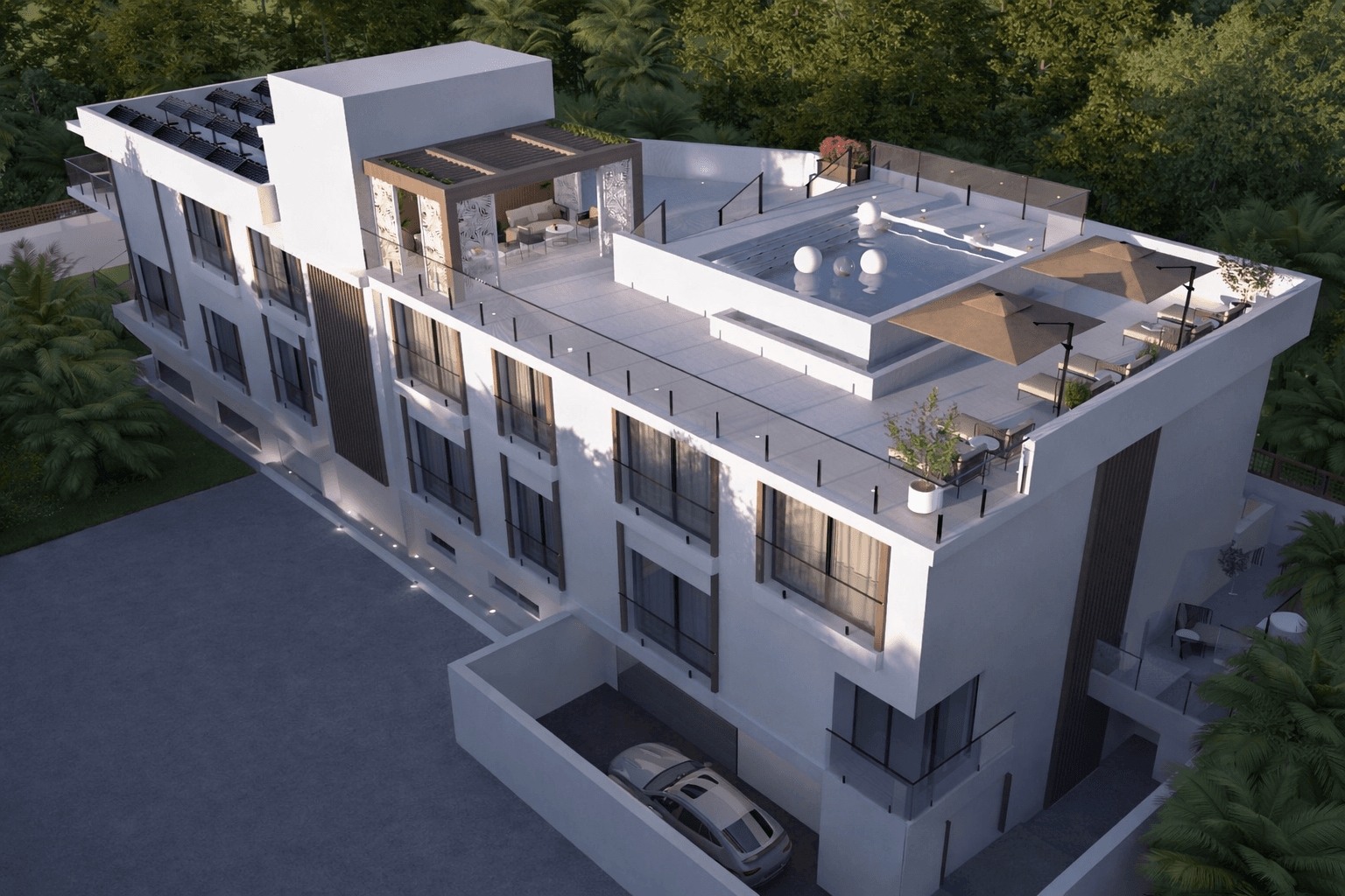 Here is the translated description in English: Investment plot with an approved project and valid building license for t