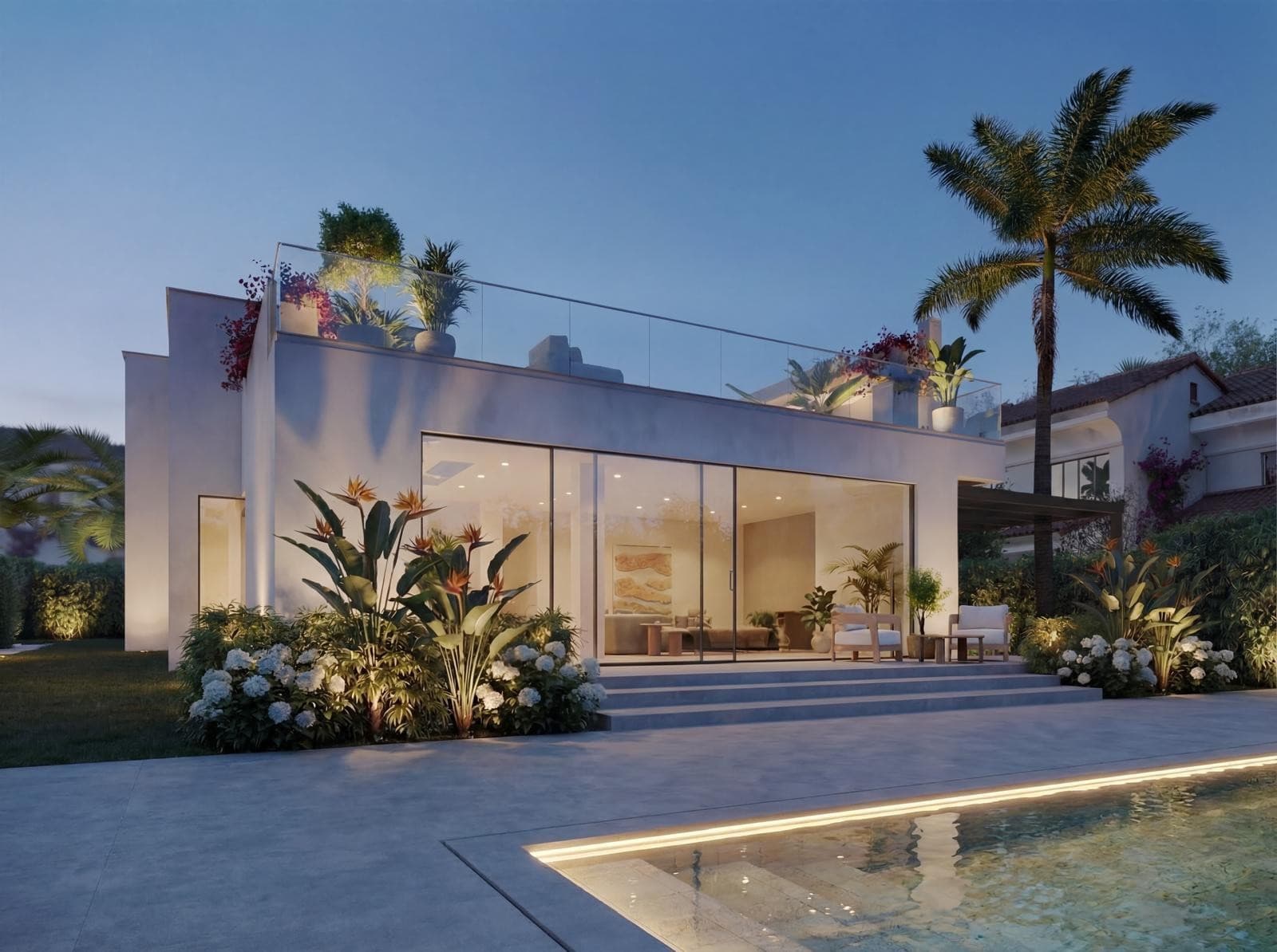 This exceptional villa is nestled in the prestigious Guadalmina Alta, one of Marbella's most coveted residential enclave