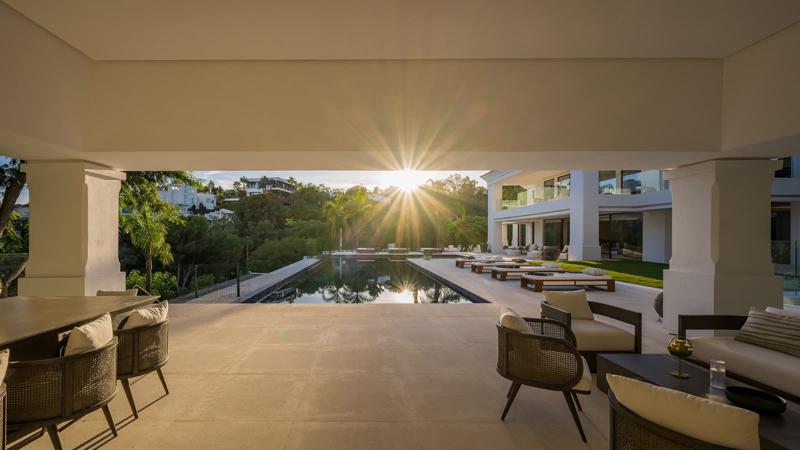 Welcome to your villa on an elevated plot, enjoying unobstructed sea and golf views whilst ensuring maximum privacy