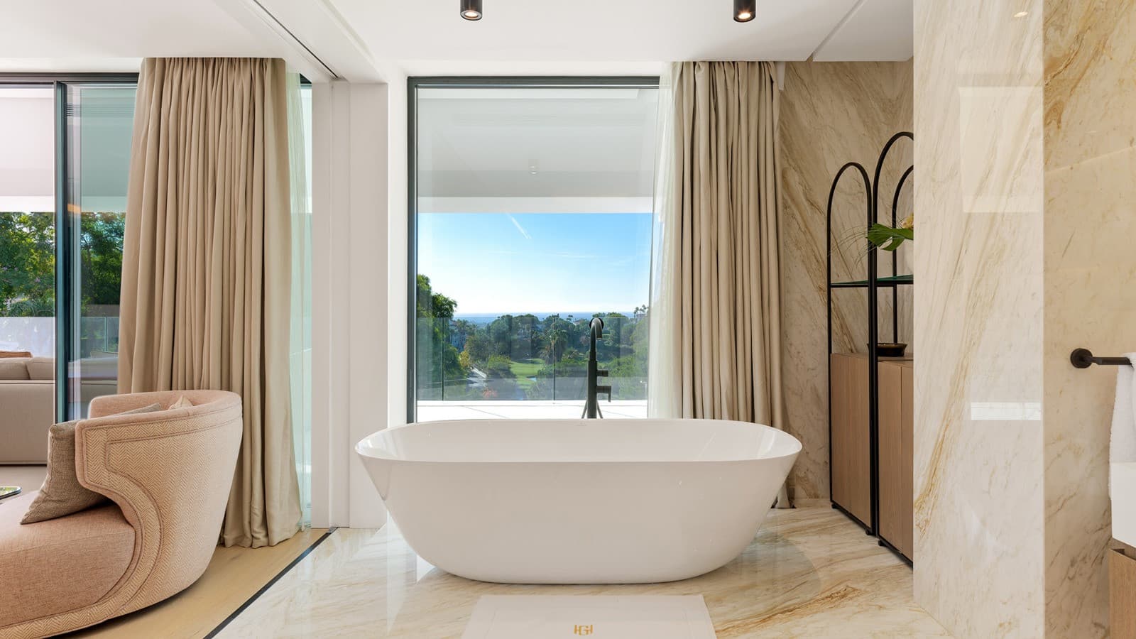 Welcome to your villa on an elevated plot, enjoying unobstructed sea and golf views whilst ensuring maximum privacy