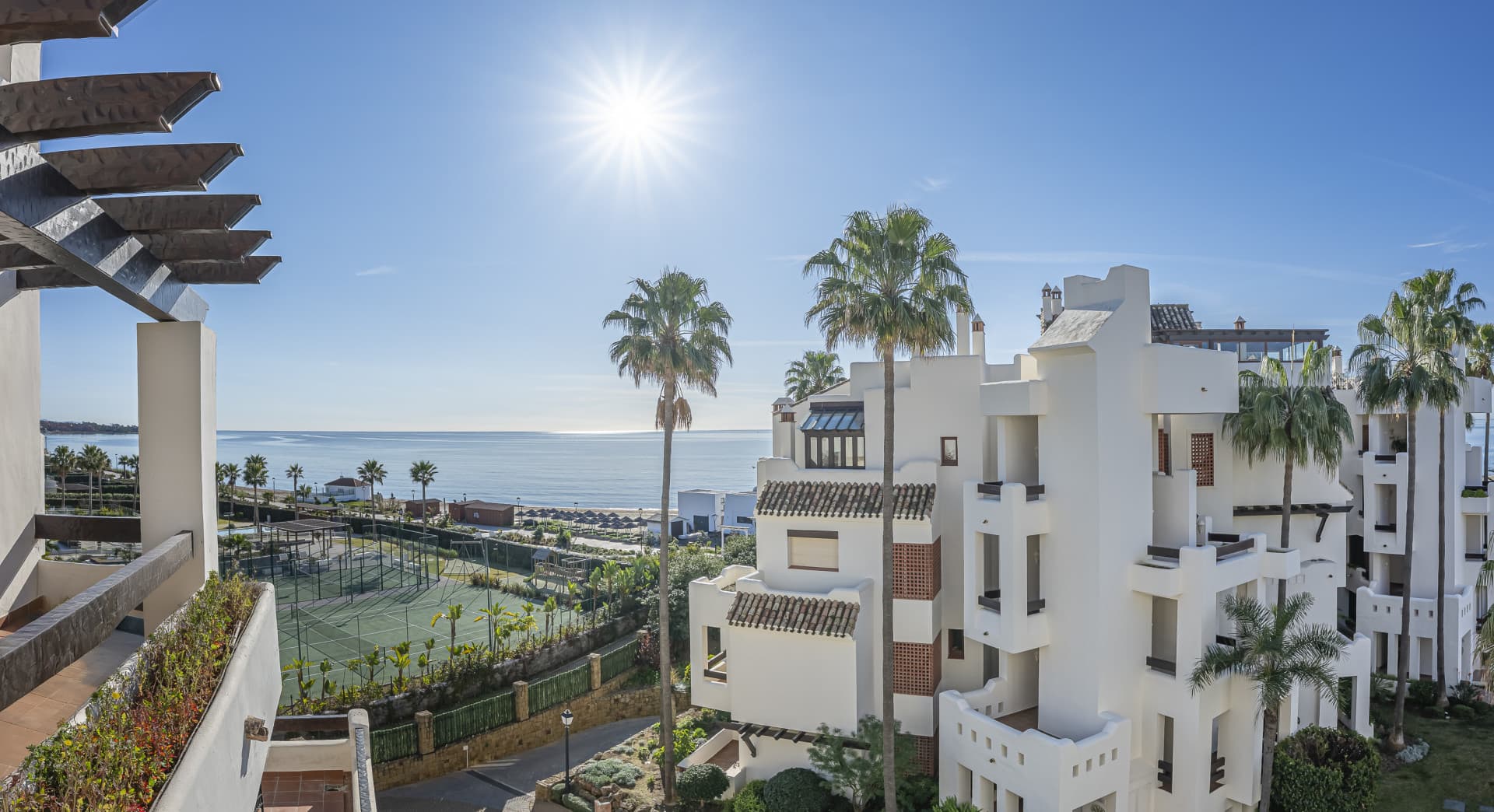 Experience coastal luxury in this exclusive ground-floor apartment located in Bahía del Velerín, one of the most sought-