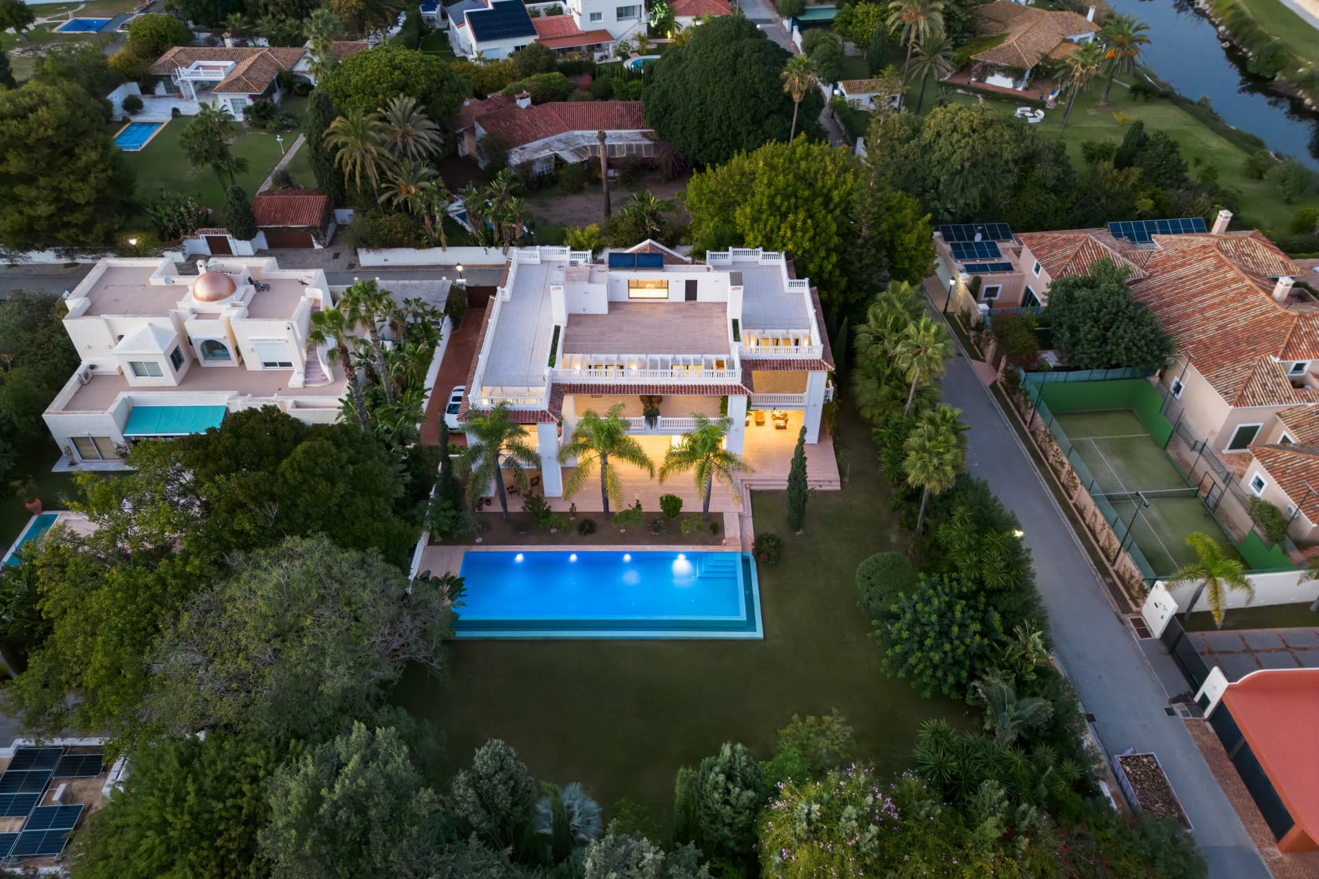 This spectacular newly built villa is located just a few meters from the beach, offering a perfect combination of luxury