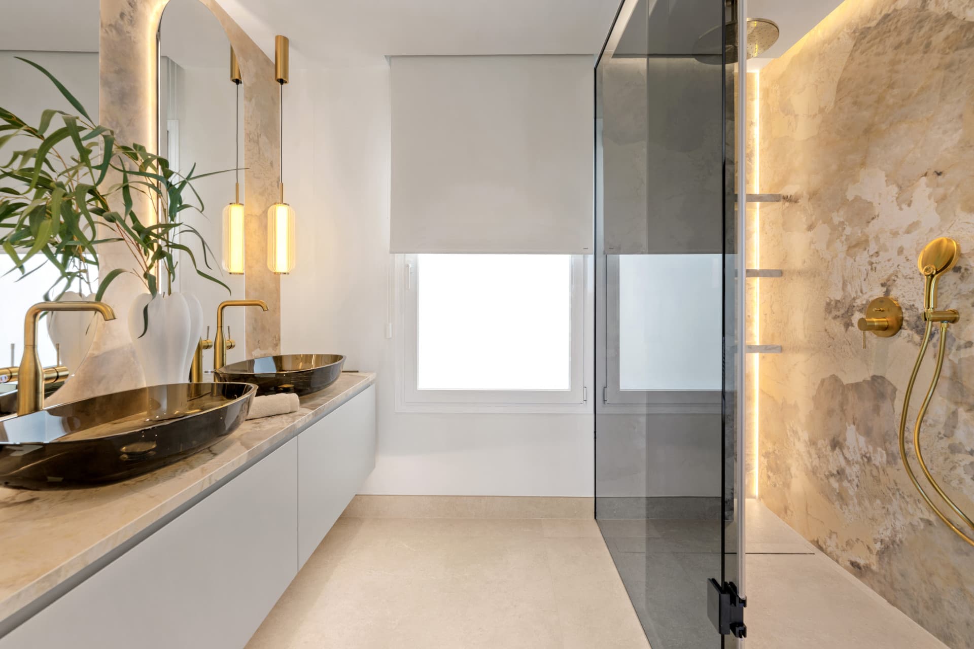 This contemporary three-bedroom ground floor apartment is currently undergoing renovation and is located within the fron