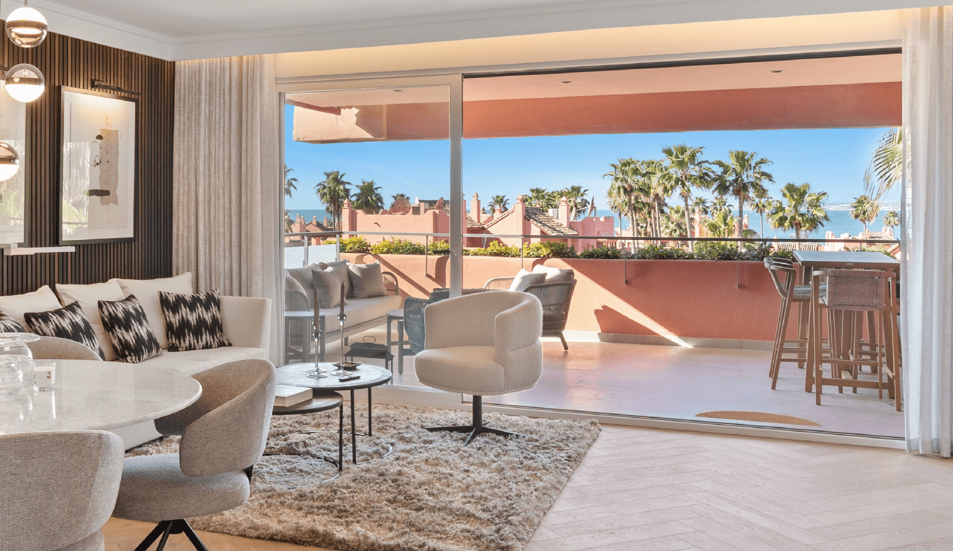 Sea View Luxury Penthouse - Newly Renovated on the Beach Side New Golden Mile