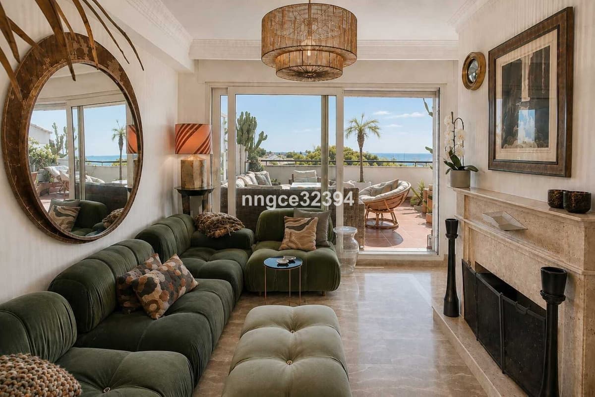 2-Bedroom Sea-View Apartment in Sierra Blanca, 5 Minutes from Marbella's Golden Mile