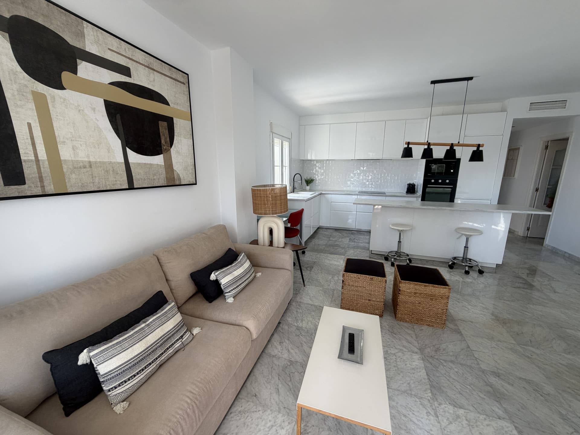 Three-bedroom duplex penthouse with panoramic sea views on the Golden Mile available for rent MINIMUM STAY 2 WEEKS