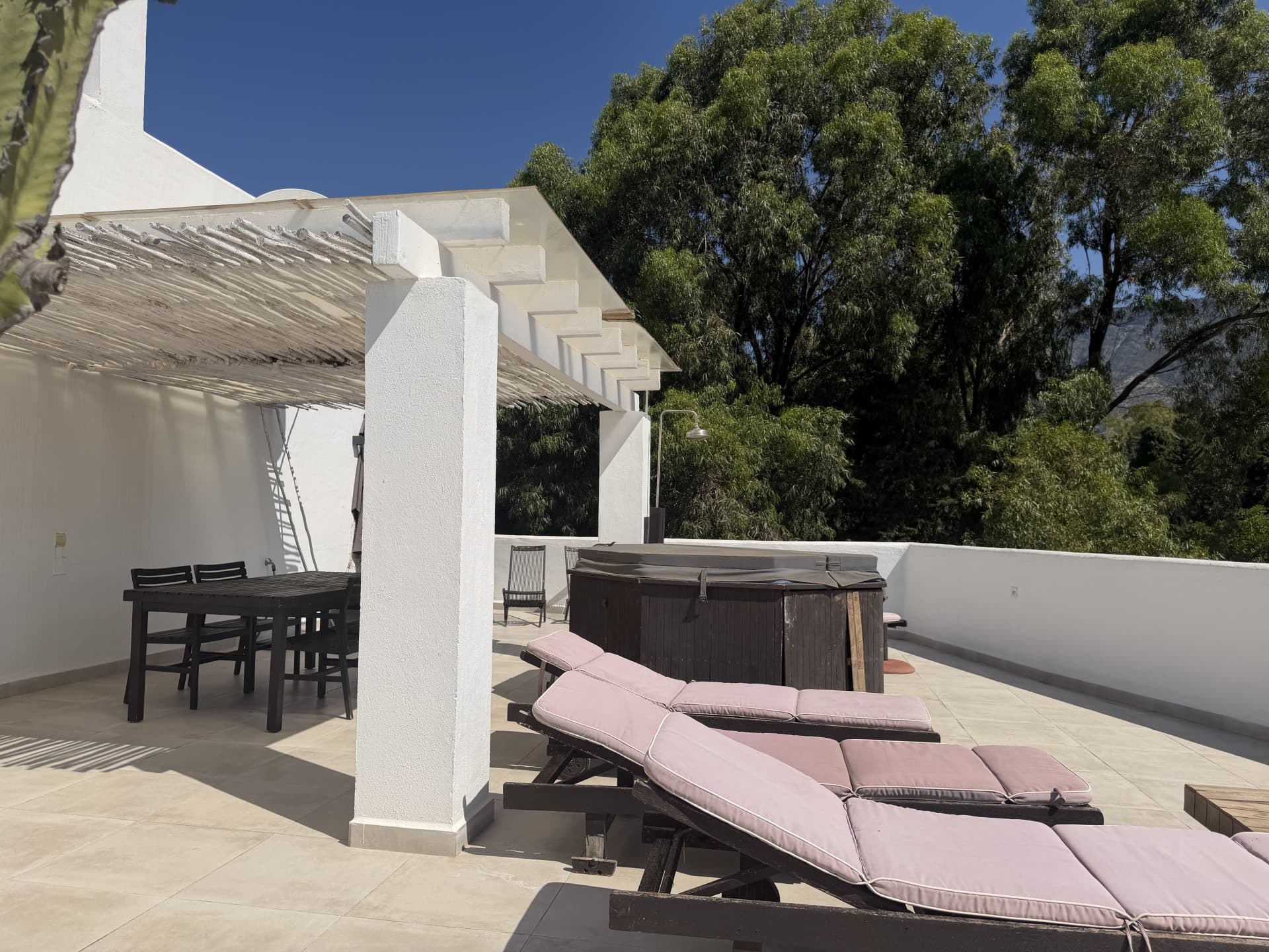 Three-bedroom duplex penthouse with panoramic sea views on the Golden Mile available for rent MINIMUM STAY 2 WEEKS