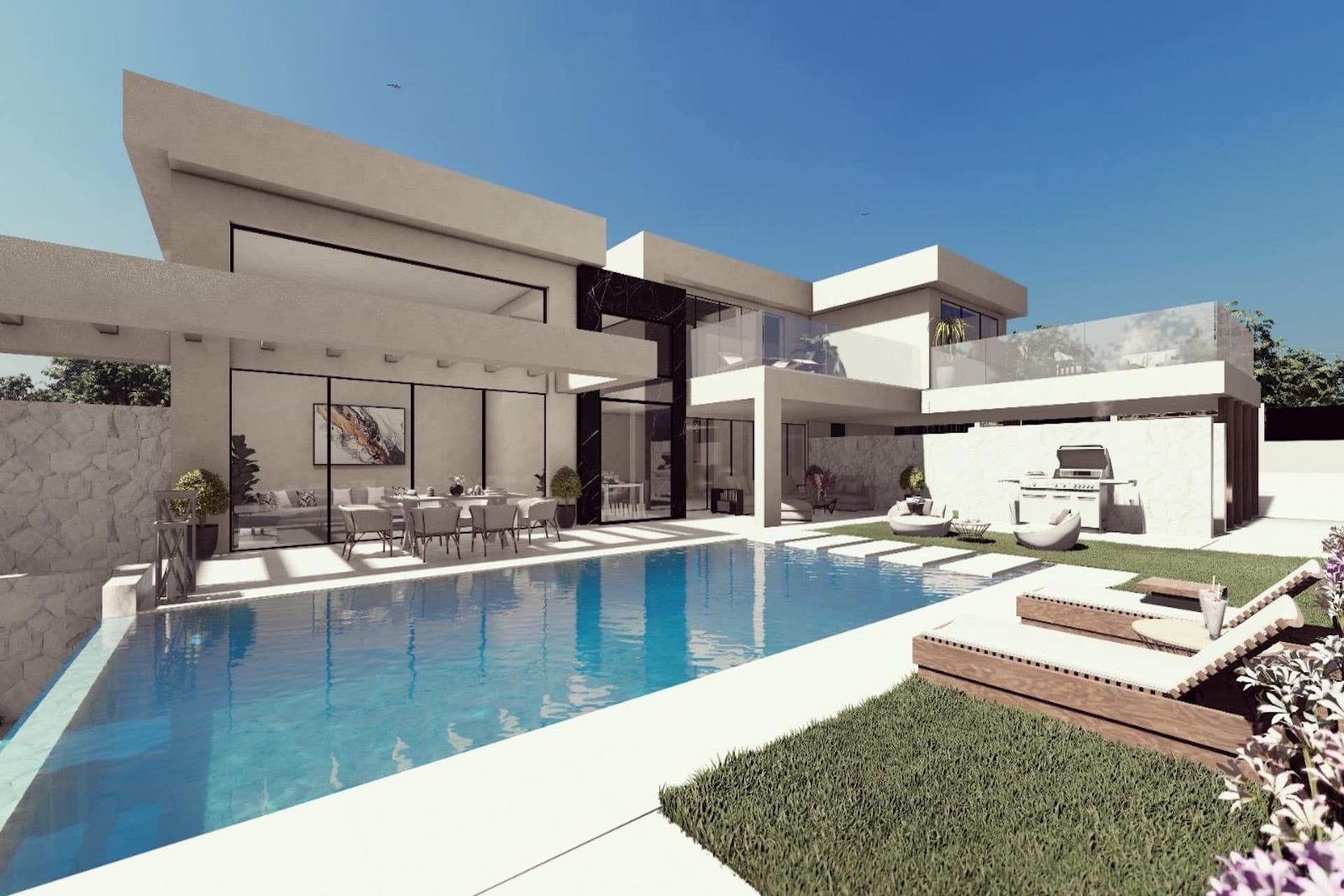 Stunning & Stylish Contemporary Turn Key New Villa, West Estepona