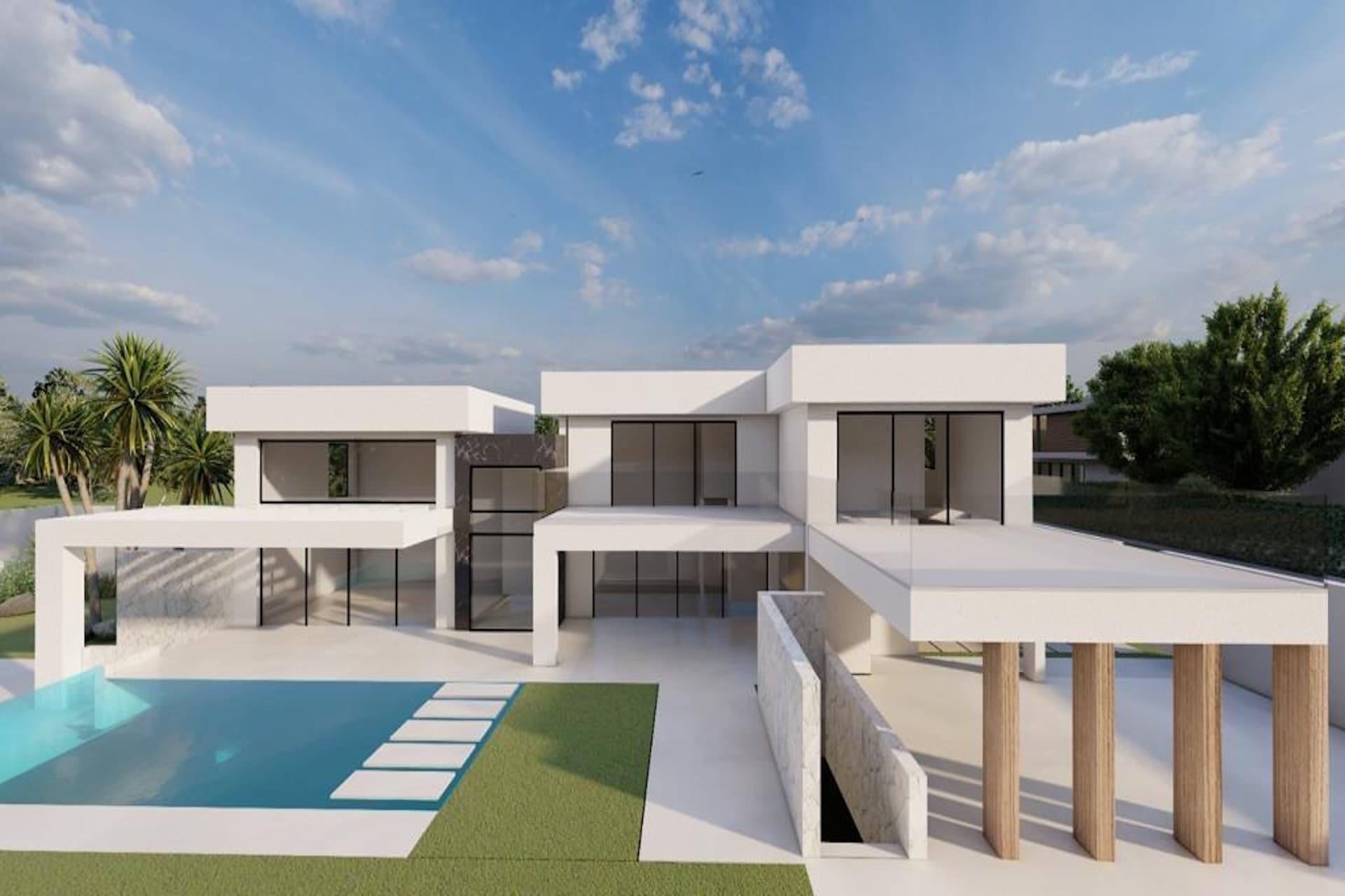 Stunning & Stylish Contemporary Turn Key New Villa, West Estepona