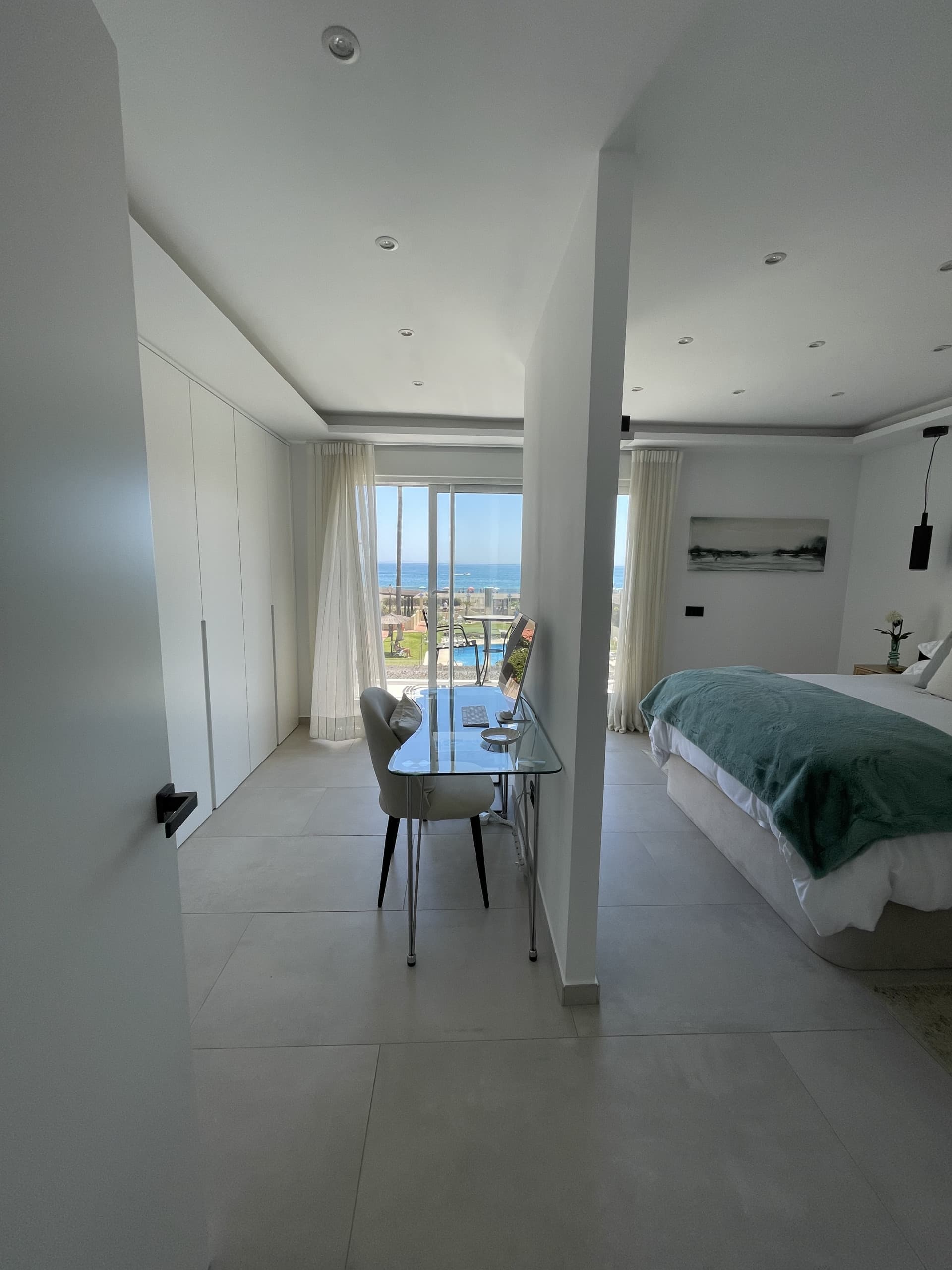 Chic south facing first line beach townhouse located in Casares Costa, Close to Estepona
