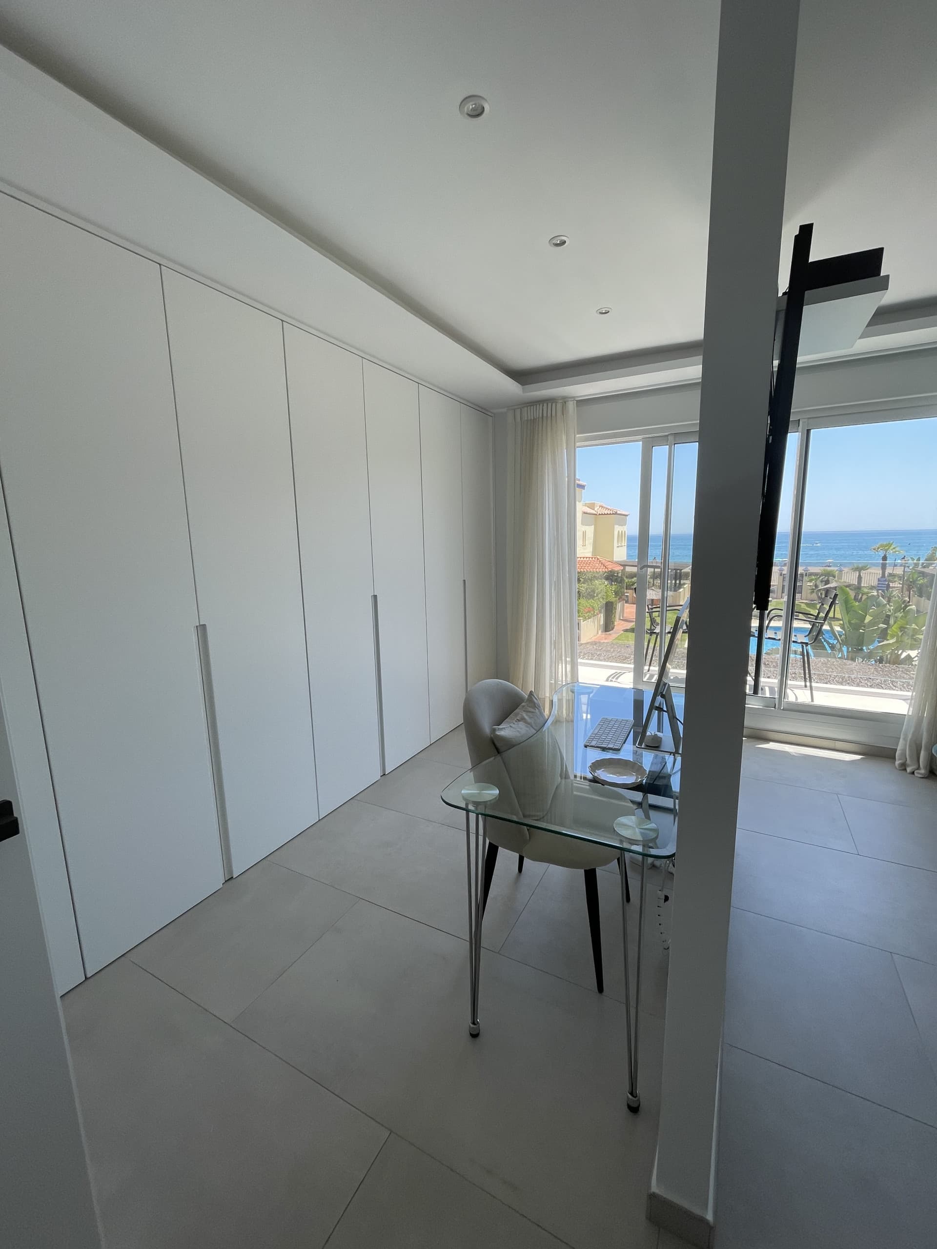 Chic south facing first line beach townhouse located in Casares Costa, Close to Estepona