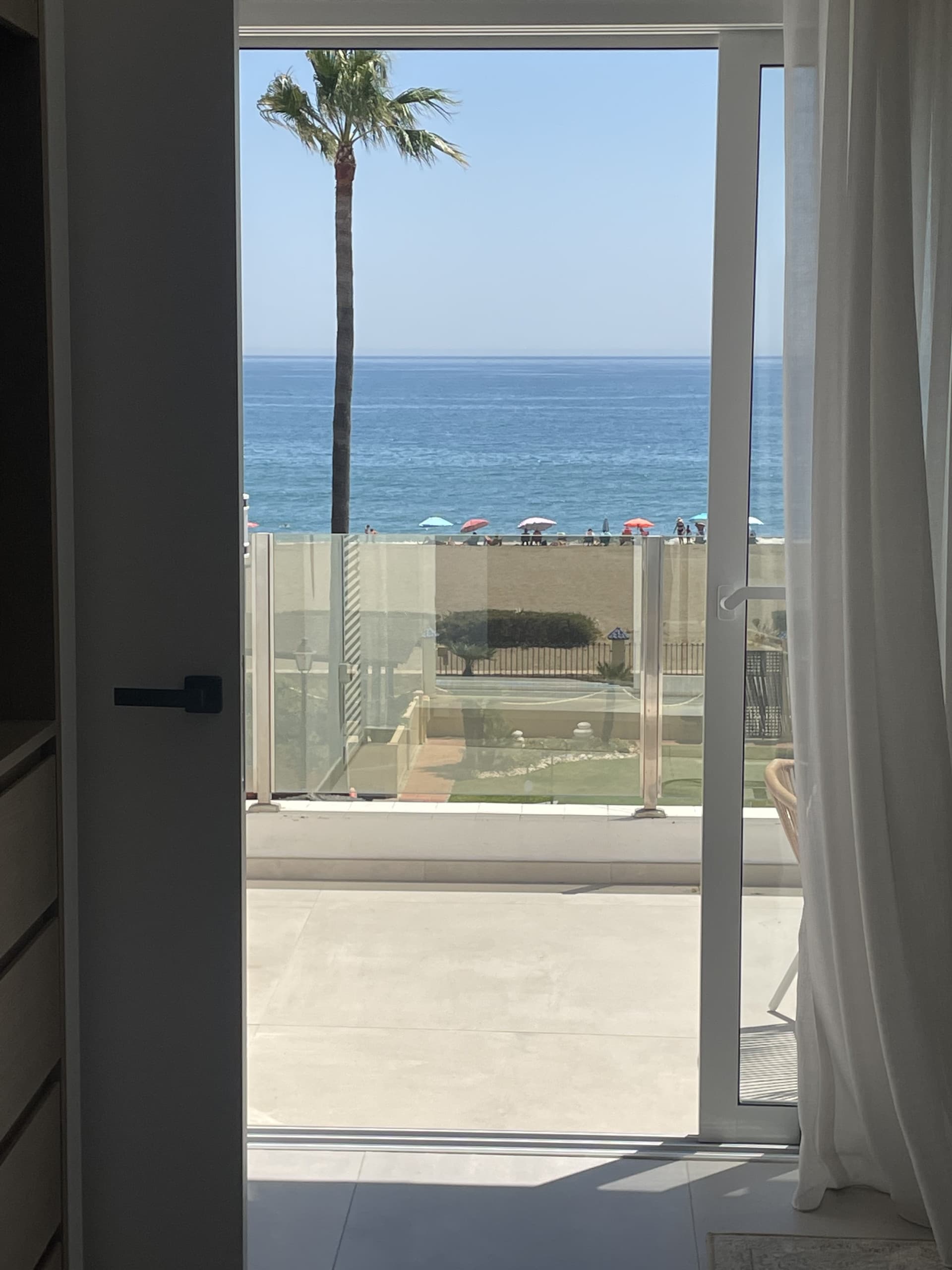 Chic south facing first line beach townhouse located in Casares Costa, Close to Estepona
