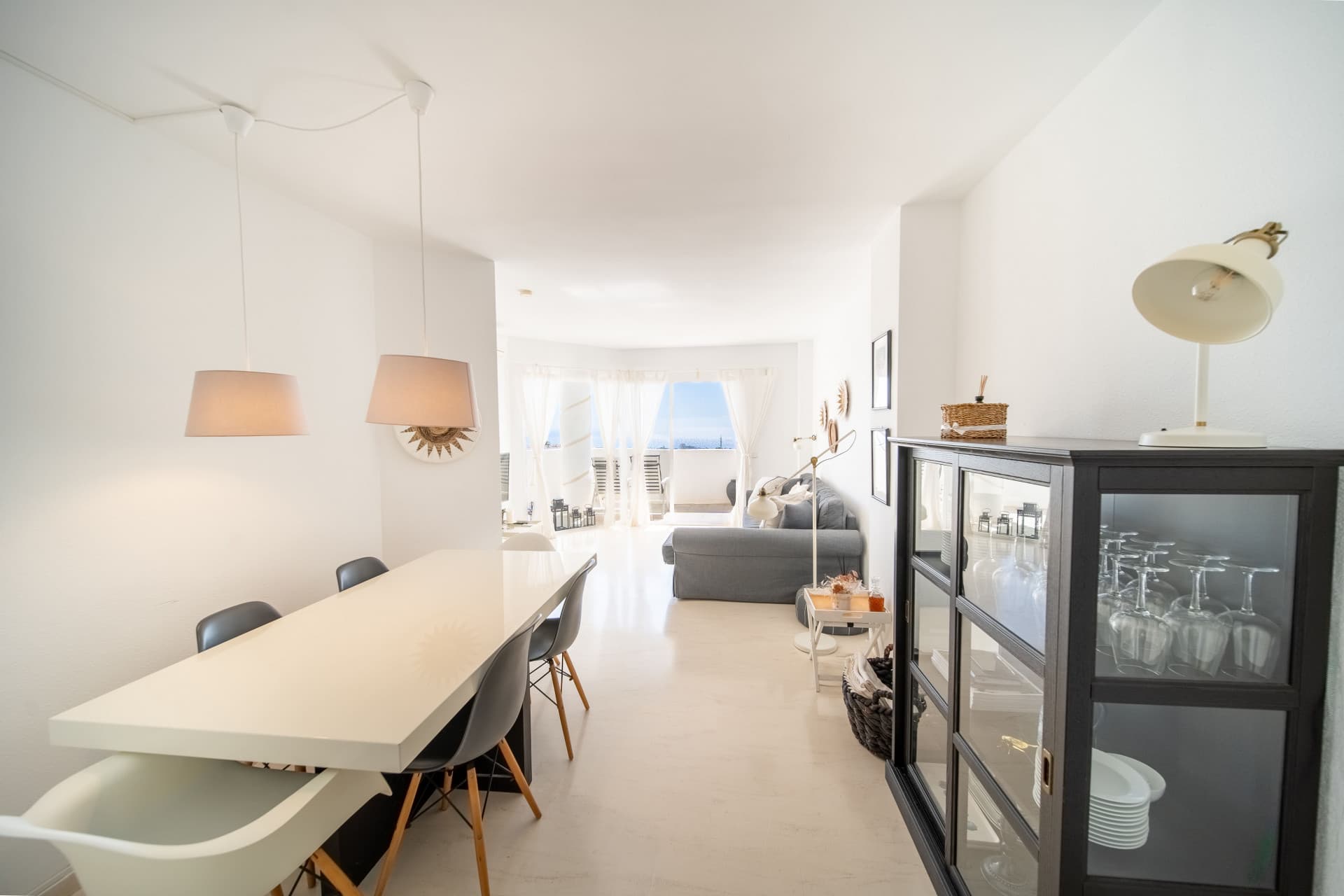 Zwei-Zimmer-Wohnung Panoramablick auf das Meer, Calahonda