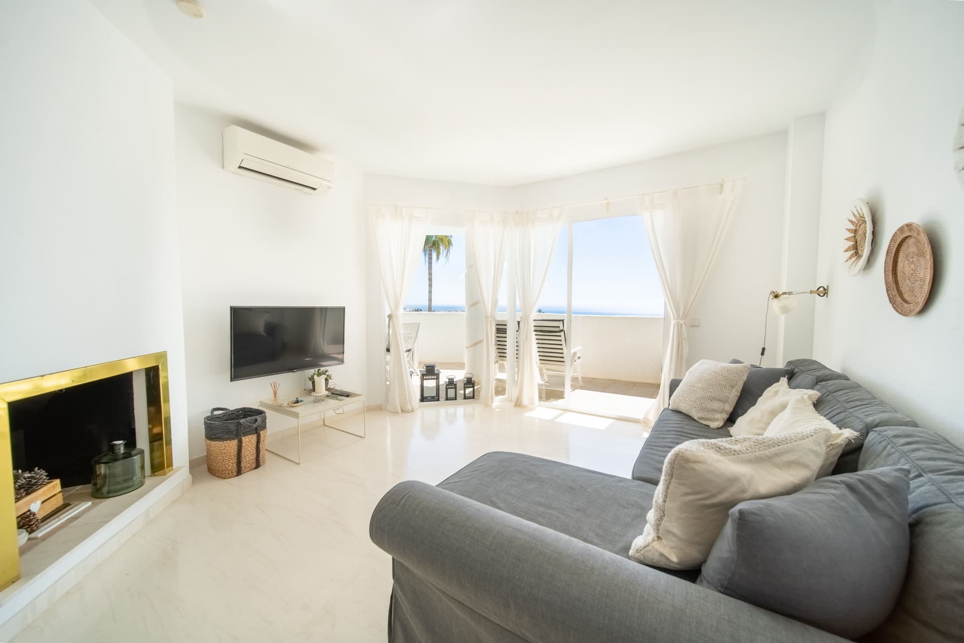 Zwei-Zimmer-Wohnung Panoramablick auf das Meer, Calahonda