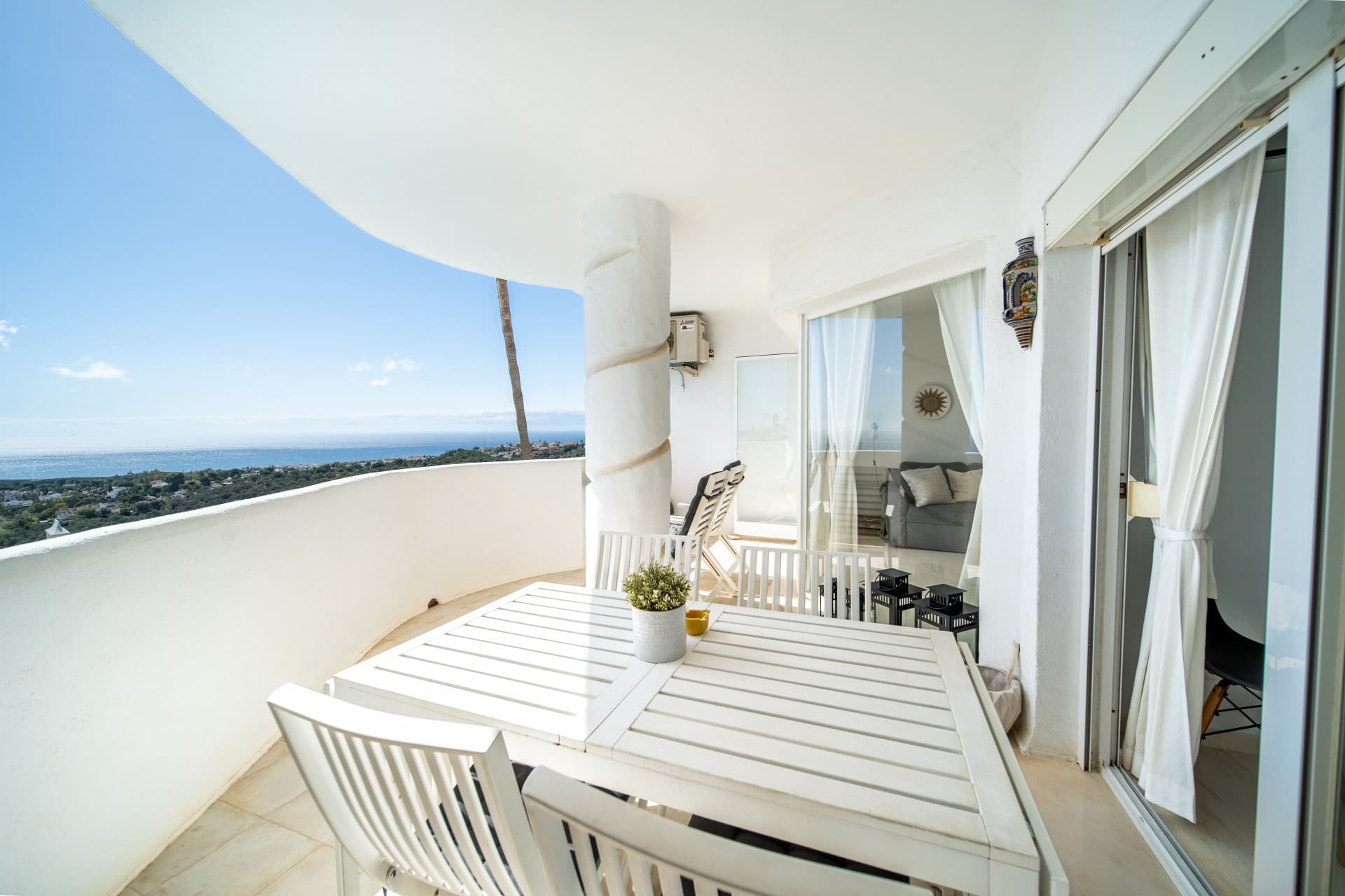 Zwei-Zimmer-Wohnung Panoramablick auf das Meer, Calahonda